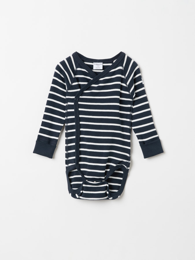 Wrap-around bodysuit Original Stripe Wrap-around bodysuit Original Stripe