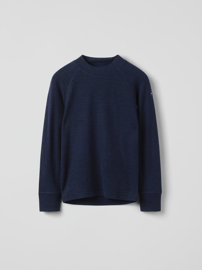 Long-sleeved top in merino wool Long-sleeved top in merino wool
