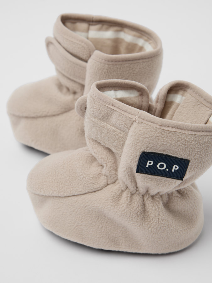Windproof fleece booties baby Windproof fleece booties baby