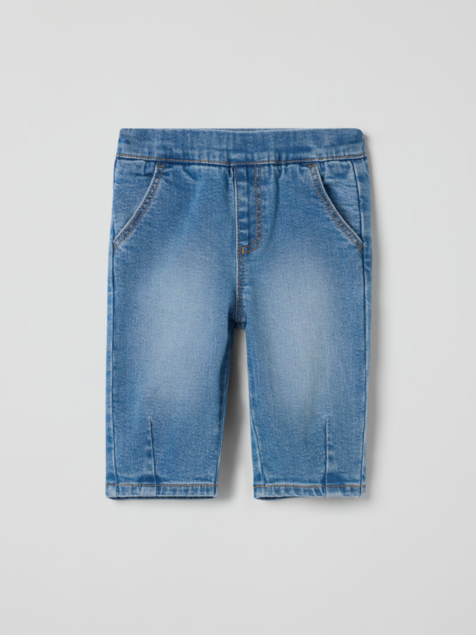 Pull-on trousers denim baby Pull-on trousers denim baby