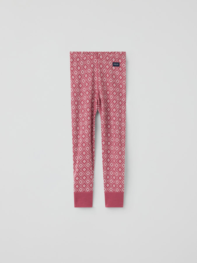 Merino wool long johns Jacquard Merino wool long johns Jacquard