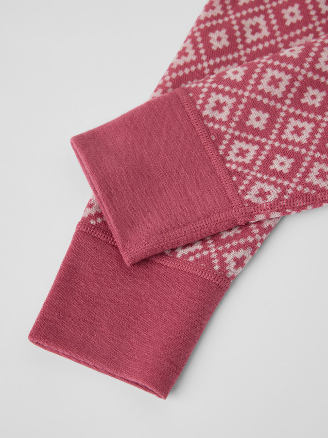 Merino wool long johns Jacquard Merino wool long johns Jacquard