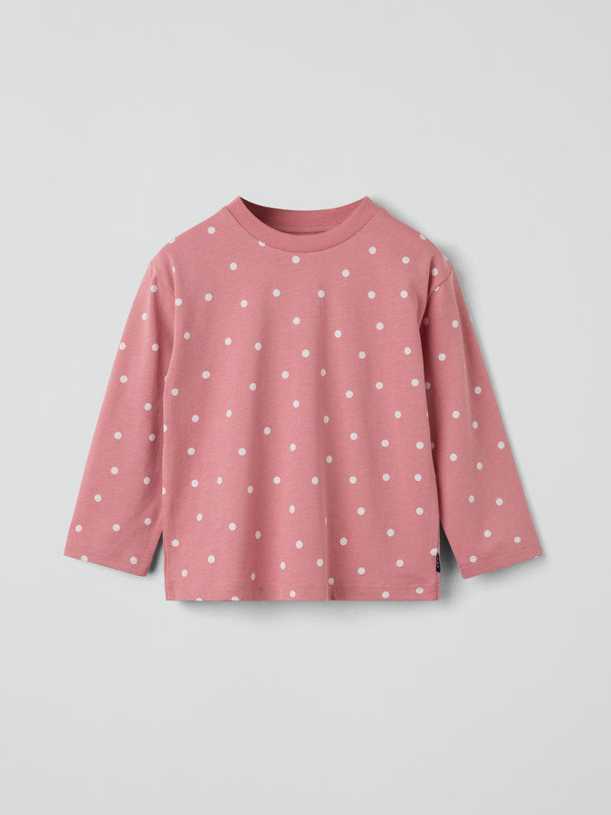 Long sleeve top spotty Long sleeve top spotty