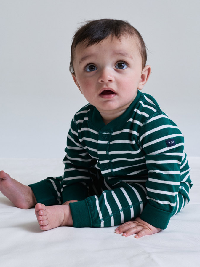Striped sleepsuit Striped sleepsuit