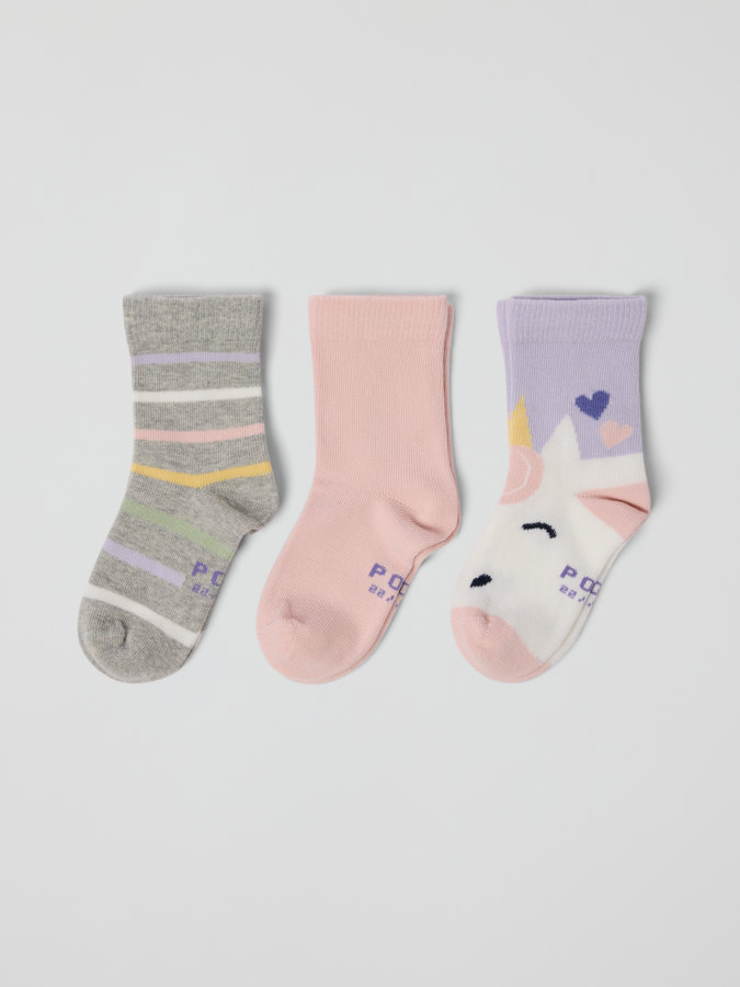 3-pack patterned socks 3-pack patterned socks