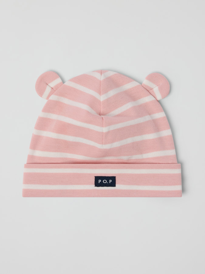Hat with ears striped Hat with ears striped