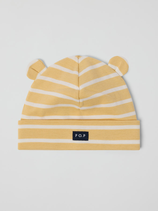 Hat with ears striped Hat with ears striped
