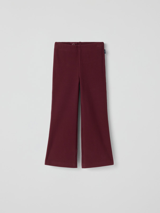 Ribbed leggings flared legs Ribbed leggings flared legs