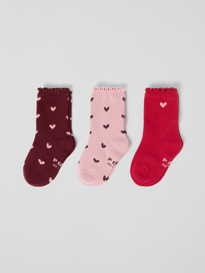 3-pack Socks Hearts 3-pack Socks Hearts